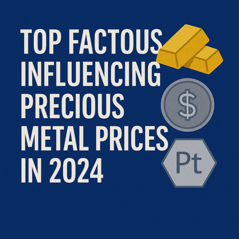 Top Factors Influencing Precious Metal Prices in 2024