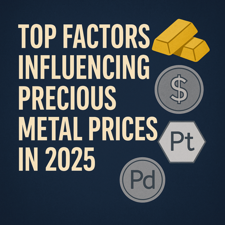 Top Factors Influencing Precious Metal Prices in 2025