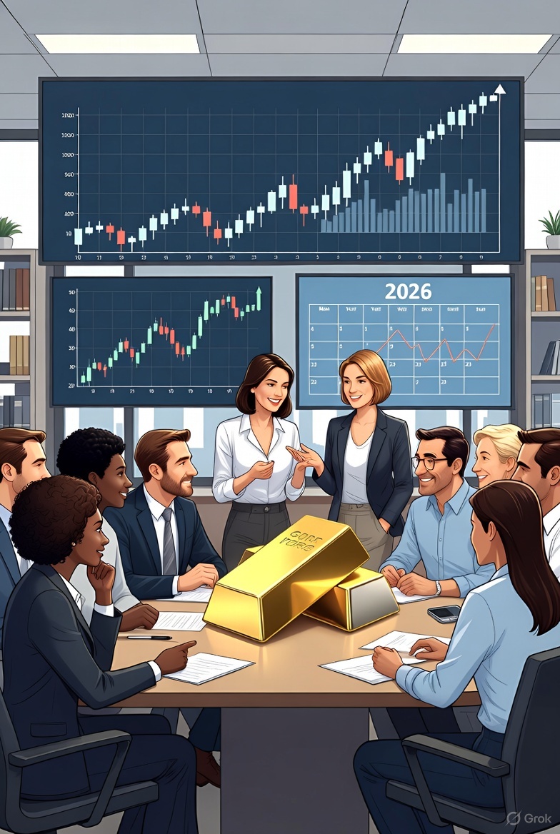 Image accompanying article about gold and silver options in US 401(k) retirement plans starting February 2026