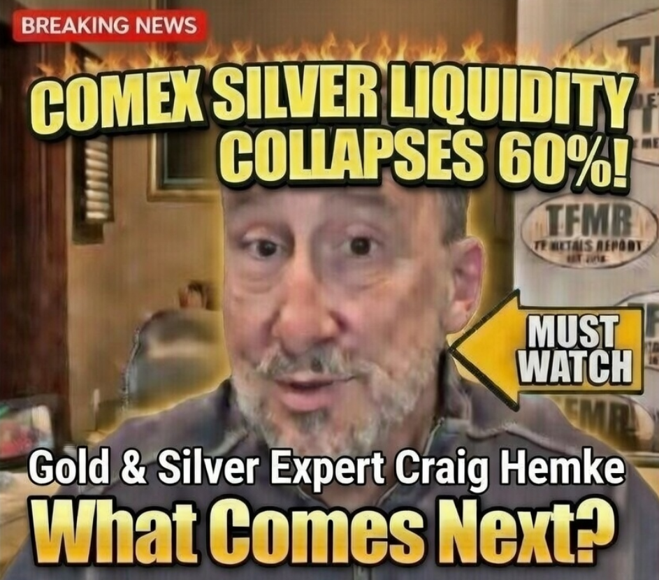 COMEX SILVER LIQUIDITY COLLAPSES 60%! What’s Next for Silver? -Craig Hemke