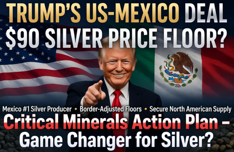 Silver Squeeze Trigger? Trump’s Critical Minerals Silver Price Floor Deadline Has Arrived!