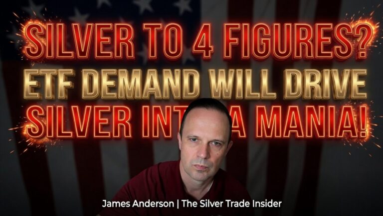 Michael Oliver’s $350-$500 Silver Not Bullish Enough? James Anderson Sees Investment Demand Driving A Four-Figure Mania