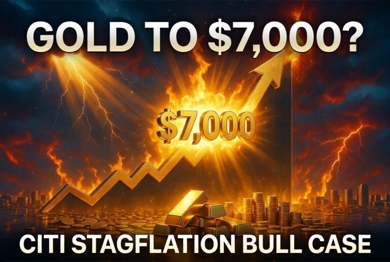 Gold Prices STAGFLATION ($7,000 Upside) -Citi