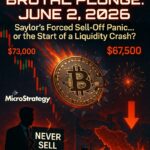 Bitcoin’s Brutal Plunge: Front-Running Saylor’s “Never Sell” Flip- Or the First Crack in the Post-Iran Liquidity Dam?