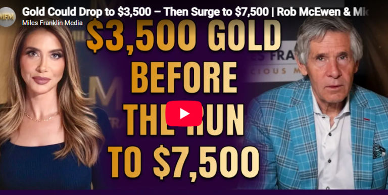 Gold Could Pullback To $3,500 Before Surging To $7,500 Within 2 Years! -Rob McEwen