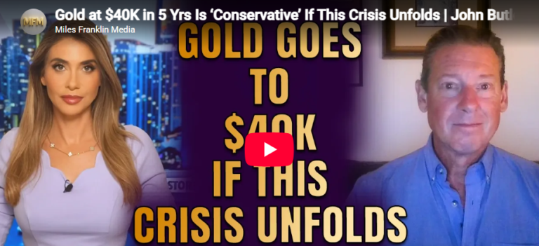 Gold Goes To $40K If This Crisis Unfolds! John Butler Warns 2008-Style Financial Crisis Is Coming