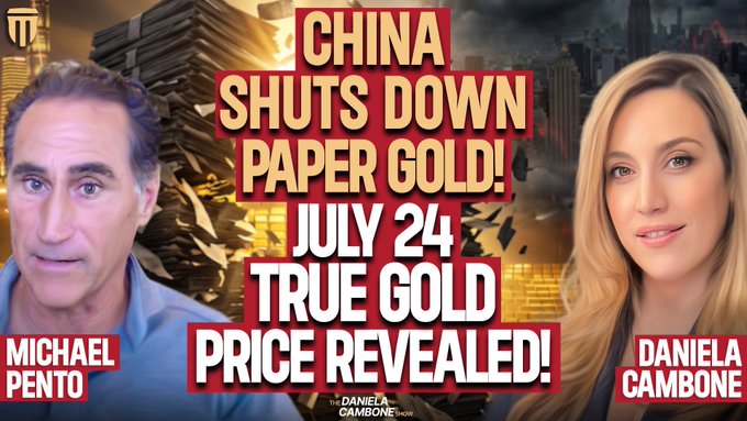 China Shuts Down Paper Gold Trading July 24 – Michael Pento Warns: “This Could Break the Western Gold Market!”