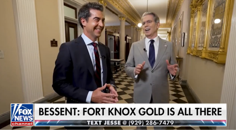 Bessent Says “All Gold is Present” in Fort Knox Showdown