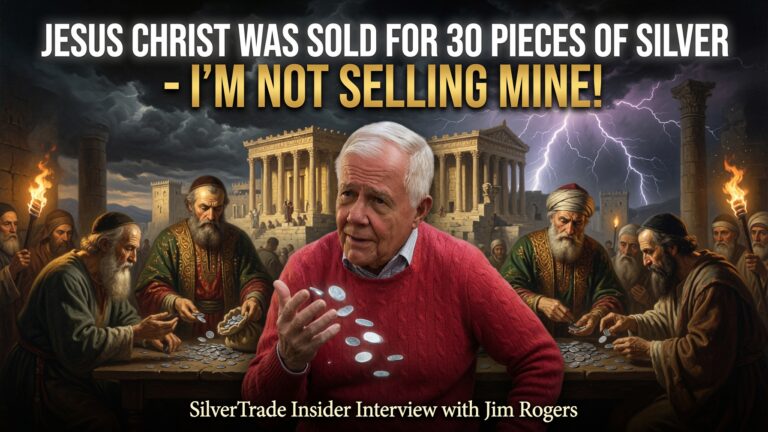 Jesus Christ Was Sold For 30 Pieces Of Silver- I’m Not Selling Mine! -Legendary Investor & Fund Manager Jim Rogers