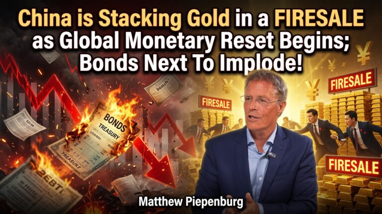 China Is Stacking Gold In A Firesale As Global Monetary Reset Begins; Bonds Next To Implode! – Matthew Piepenburg