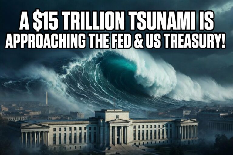 A $13-$15 Trillion Tsunami Is Approaching The Fed & US Treasury!