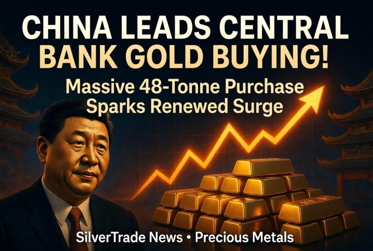China Leads Renewed Central-Bank Gold Buying With Massive 48 Tonne Purchase