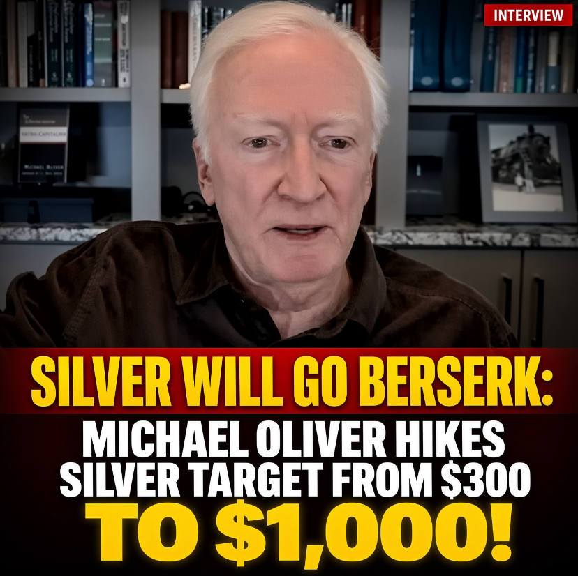 MICHAEL OLIVER RAISES HIS SILVER TARGET FROM $300 TO $1,000!