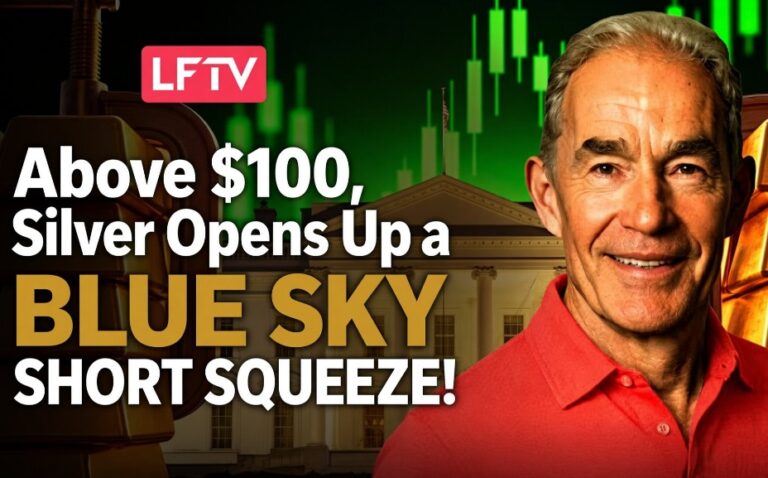 Above $100, Silver Opens Up a BLUE SKY SHORT SQUEEZE! -Andrew Maguire