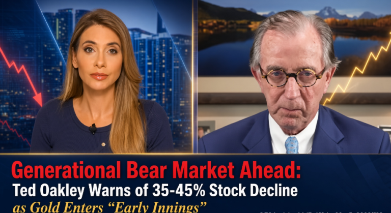 Generational Bear Market Ahead: Ted Oakley Warns of 35-45% Stock Decline as Gold Enters “Early Innings”