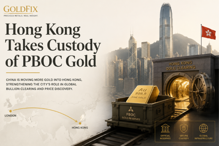 China’s PBOC Ships Gold To Hong Kong For Global Hub
