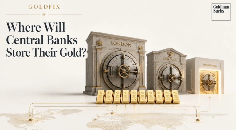 Goldman Asks: Where Will Central Banks Store Their Gold?