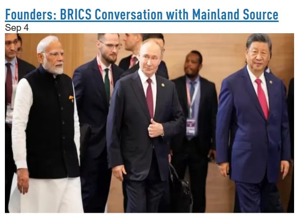 Russia's Putin, China's Xi, & India's PM Modi talk at the BRICS Summit 