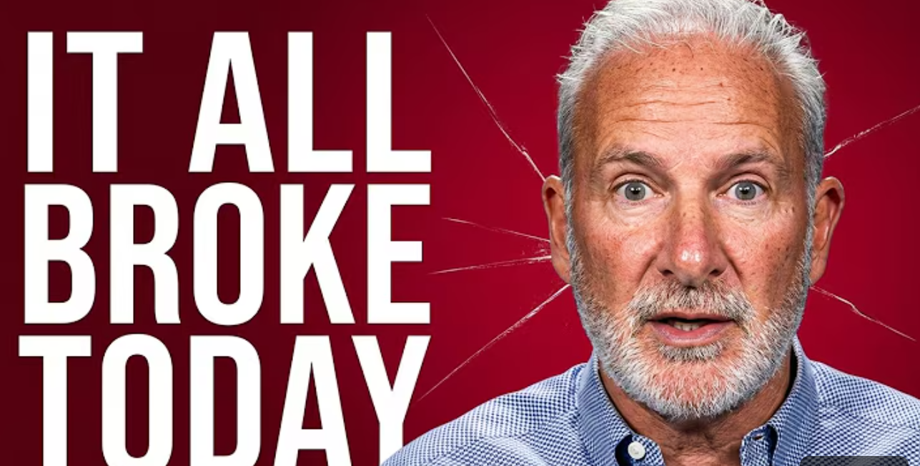 Peter Schiff warns the entire US Treasury bond market is breaking as 5-year and 10-year yields surge above 5%