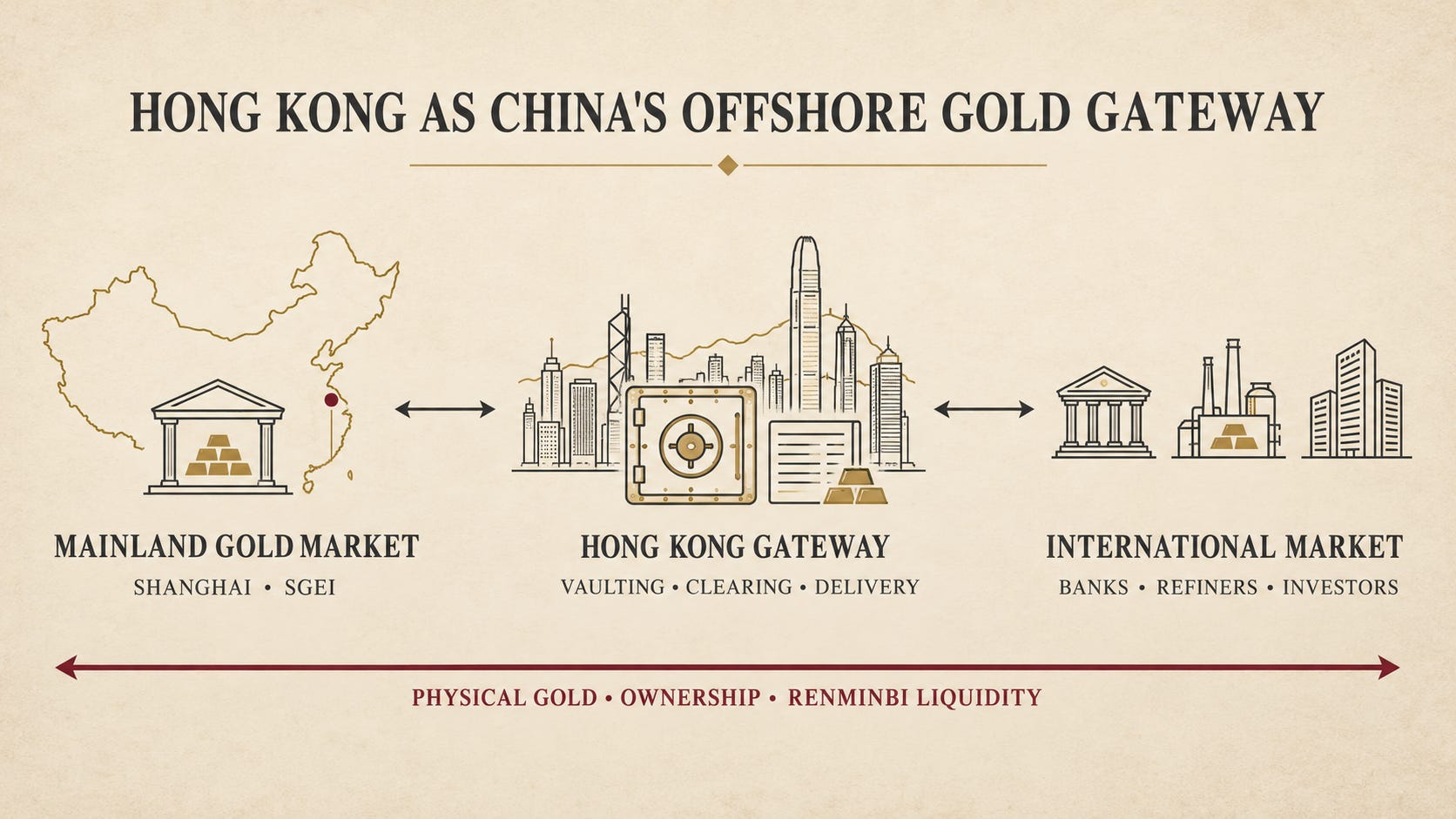 Hong Kong as China's Offshore Gold Gateway