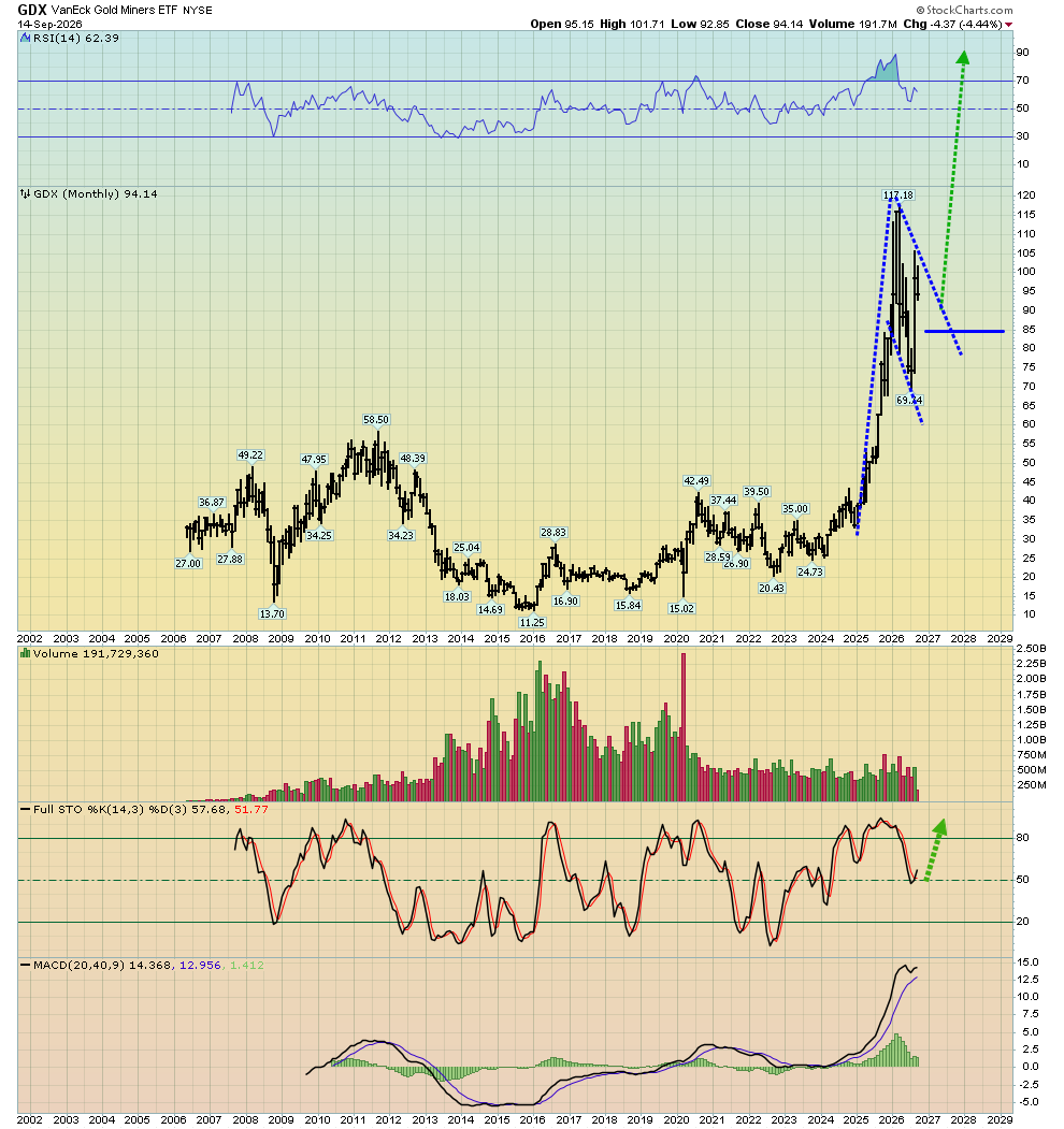 A STUNNING Bull flag on GDX's chart looks surreal!