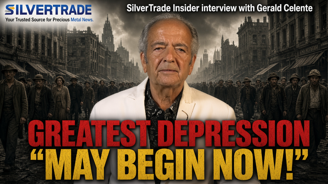 Trends Journal's Gerald Celente warns the Greatest Depression may begin now as bond market crisis is underway