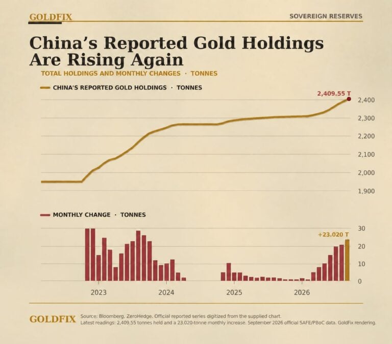 China's gold holdings