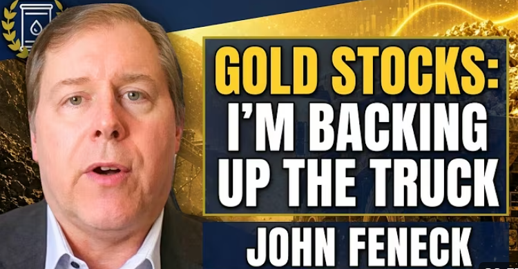 John Feneck says he is backing up the truck to buy gold and silver mining stocks