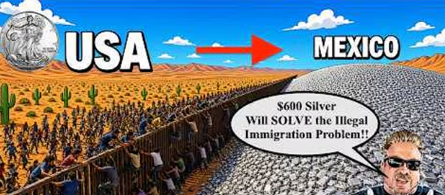 Would $600/oz silver instantly solve the US' illegal immigration problem?