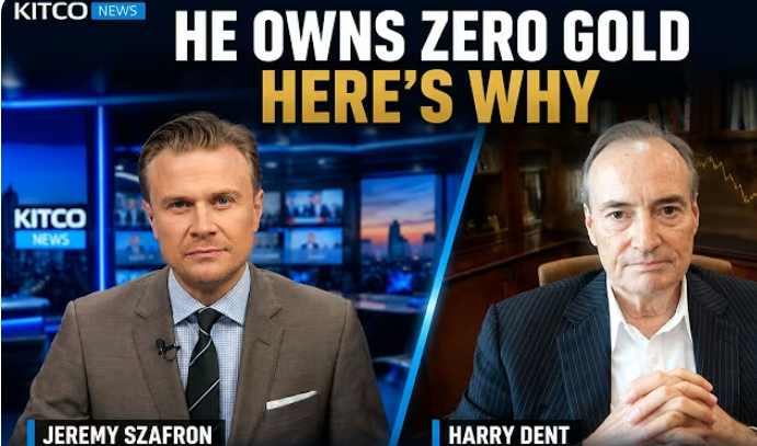 Harry Dent says gold may crash nearly 70% to 2015 levels