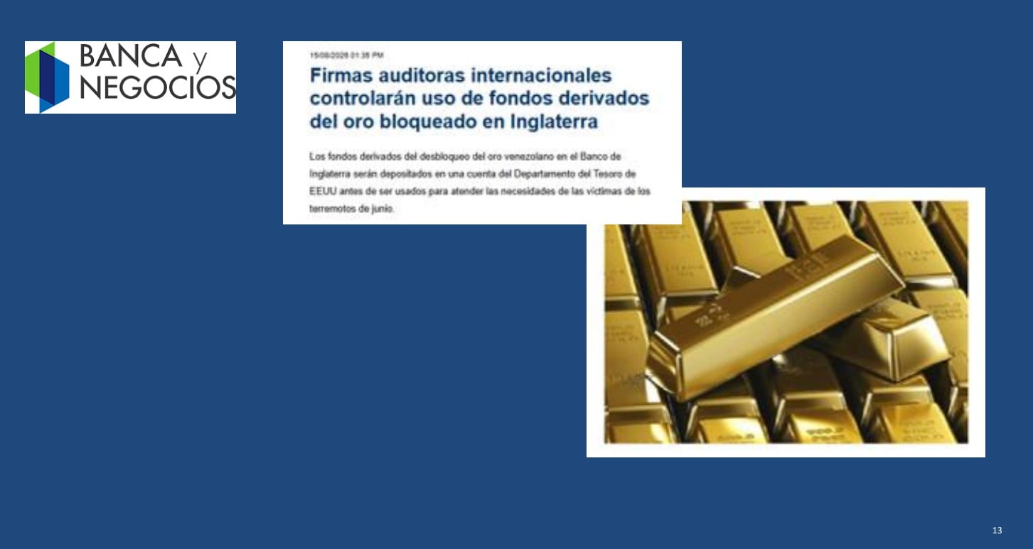 Spanish report on Venezuelan gold