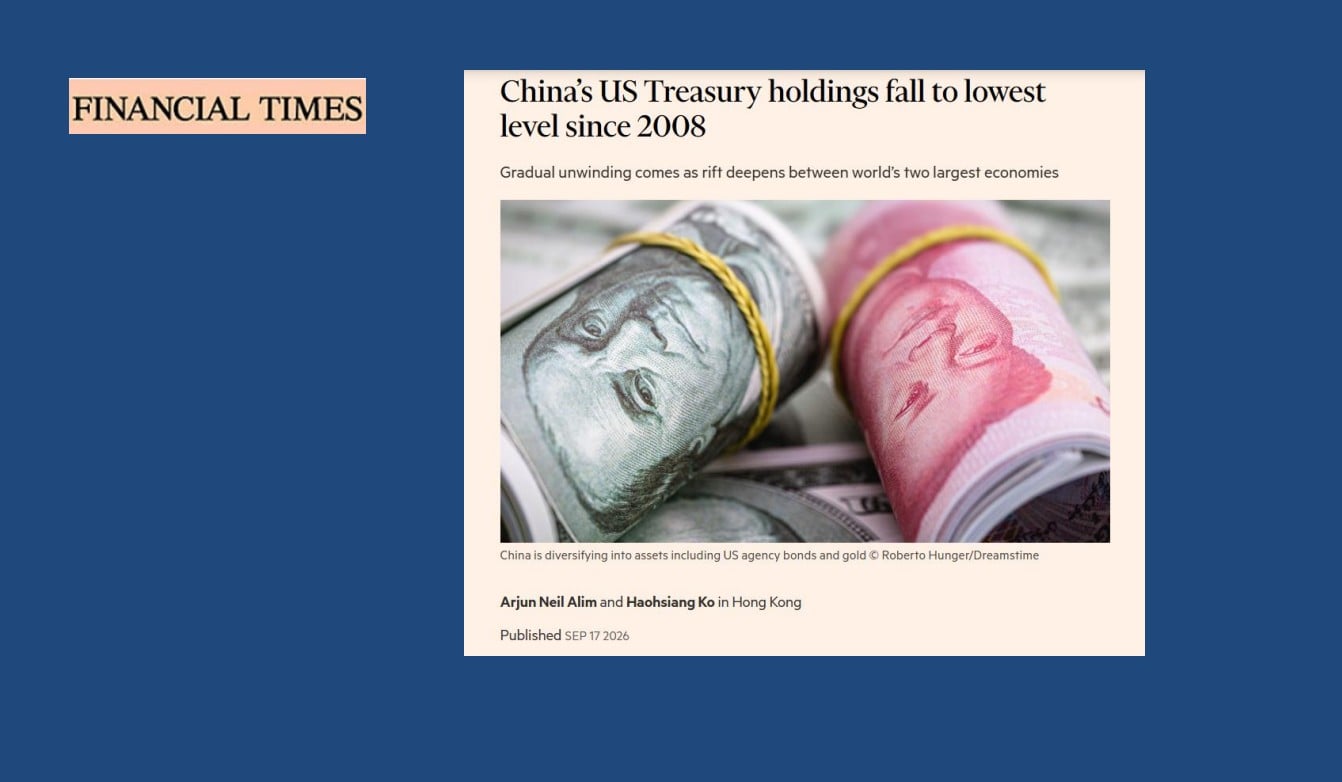FT on China's Treasuries