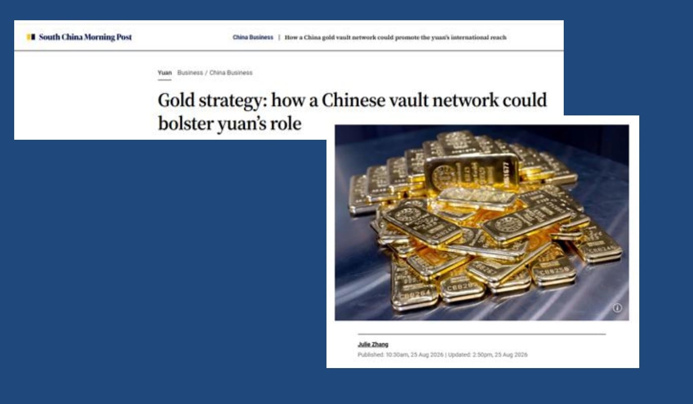 SCMP on China's gold strategy